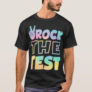 Camiseta Rock The Test Day Retro Motivational Teach