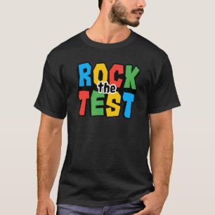 Camiseta Rock The Test Day Retro Motivational Teach