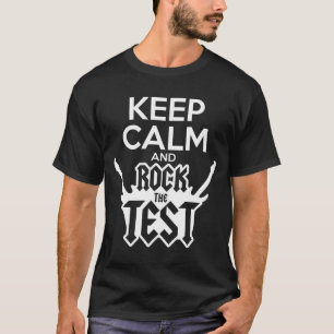 Camiseta Rock The Test Day Teacher Test State Idea Schoo