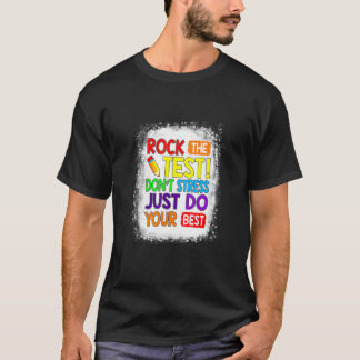 Camiseta Rock The Test Just Haz Tu Mejor Prueba De Maestros
