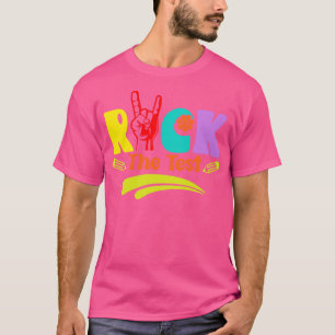 Camiseta Rock The Test Motivational School Test Day