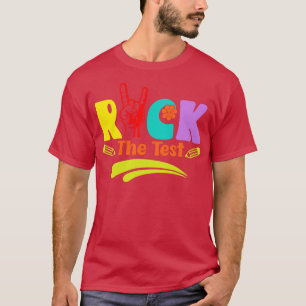 Camiseta Rock The Test Motivational School Test Day