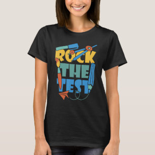 Camiseta Rock The Test Motivational Test Day Exam Student T