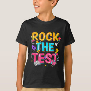 Camiseta Rock The Test Motivational Testing Day For Teacher
