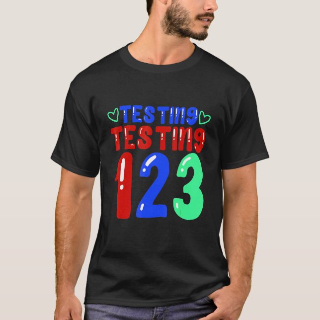 Camiseta Rock The Test No Stress Haz lo Mejor (Anverso)