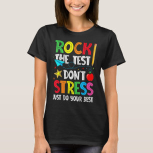 Camiseta Rock The Test No Stress Haz lo mejor que puedas