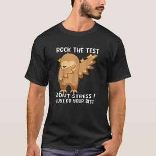Camiseta Rock The Test No Stress Haz tu mejor golpe