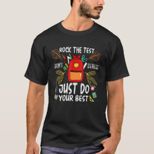 Camiseta Rock The Test No Stress Haz tu mejor prueba