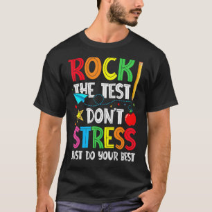 Camiseta Rock The Test No Stress Haz tu mejor testi