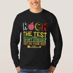 Camiseta Rock The Test No Stress Haz Tu Mejor Testimonio