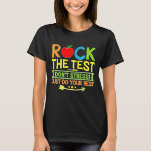 Camiseta Rock The Test No Stress Haz Tu Mejor Testimonio