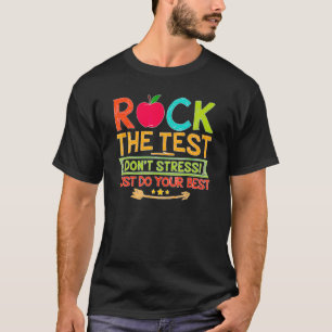 Camiseta Rock The Test No Stress Haz Tu Mejor Testimonio