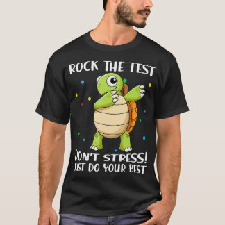 Camiseta Rock The Test No Stress Haz Tu Mejor Tortuga