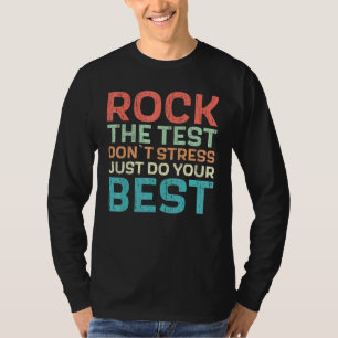 Camiseta Rock The Test - Profesor