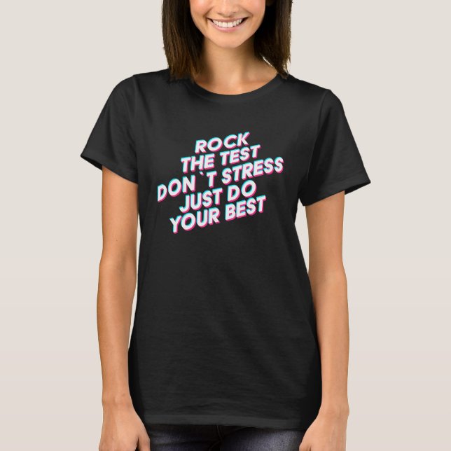 Camiseta Rock The Test - Profesor 1 (Anverso)