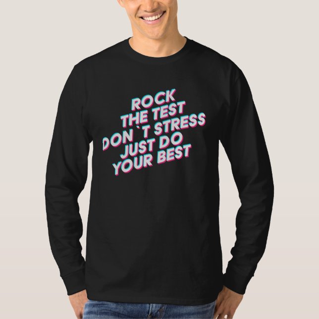 Camiseta Rock The Test - Profesor 1 (Anverso)