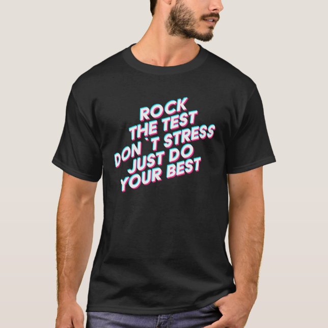 Camiseta Rock The Test - Profesor 1 (Anverso)