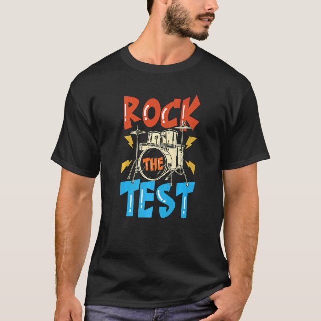Camiseta Rock the Test School Exam Testing Day (Anverso)
