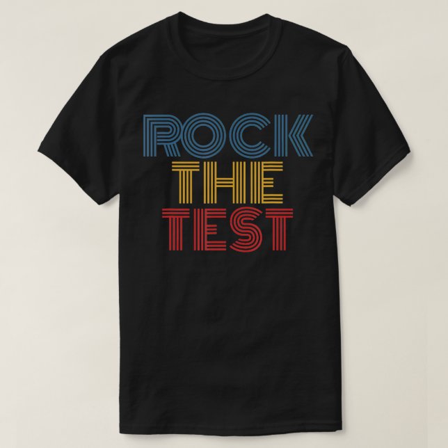 Camiseta Rock The Test Stuacher Classroom School (Diseño del anverso)