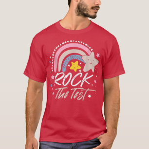 Camiseta Rock The Test Teachagement Funny Motivati
