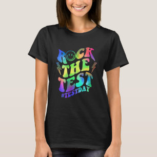 Camiseta Rock The Test Teacher Test Day Test Day Funny T