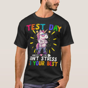 Camiseta Rock The Test Teacher Test Day Test Day Funny T