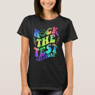 Camiseta Rock The Test Teacher Test Day Test Day Funny T
