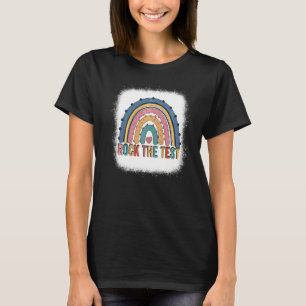Camiseta Rock The Test Teacher Test Day Test Day Testing Da