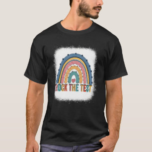 Camiseta Rock The Test Teacher Test Day Test Day Testing Da