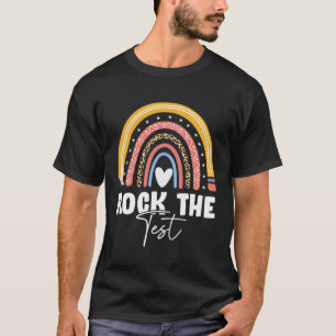 Camiseta Rock The Test Teacher Test Day Test Day Testing Da