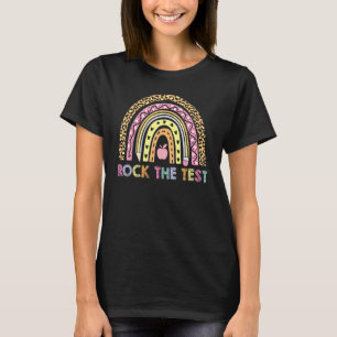 Camiseta Rock The Test Teacher Test Day Test Day Testing Da