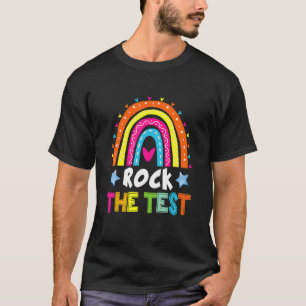 Camiseta Rock The Test Teacher Test Day Test Day Testing Da