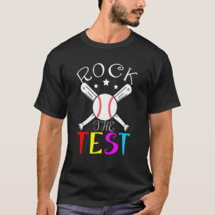 Camiseta Rock The Test Teacher Test Day Test Day Testing Da