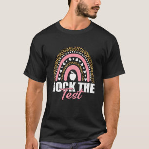Camiseta Rock The Test Teacher Test Day Test Day Testing Da