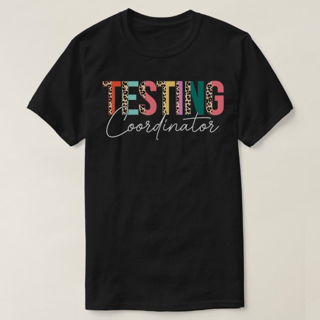 Camiseta Rock The Test Teacher Test Day Testing Coordinador (Diseño del anverso)
