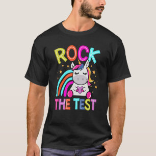 Camiseta Rock The Test Teacher Test Day Testing Day Studen