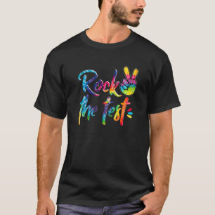 Camiseta Rock The Test Teacher Test Day Testing Day Tie Dye
