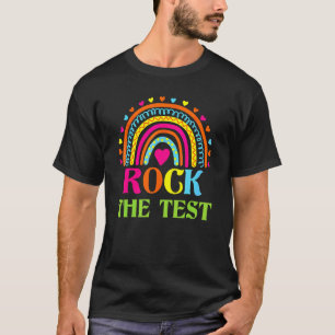 Camiseta Rock The Test Teacher Test Day Testing Day Tie Dye