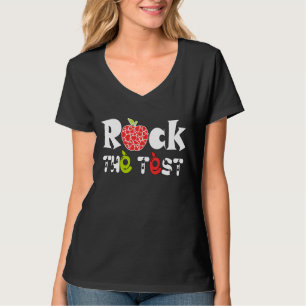 Camiseta Rock The Test Teacher Testing Day Test Day