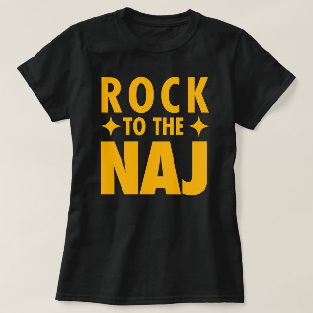 Camiseta Rock to the Naj (*DISEÑO ORIGINAL*) (Diseño del anverso)