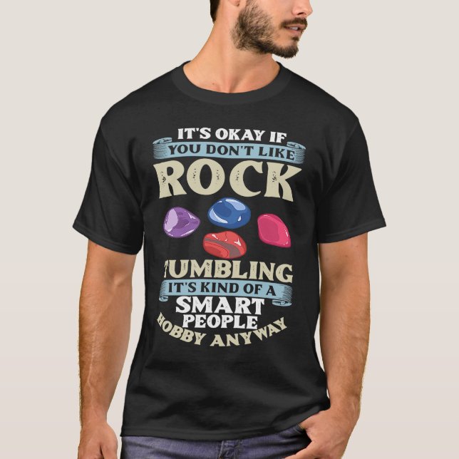 Camiseta Rock Tumbling Stone Polish Kit Beginner Machine (Anverso)