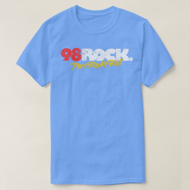 Camiseta Rock Vintage Retro perturbado (Diseño del anverso)