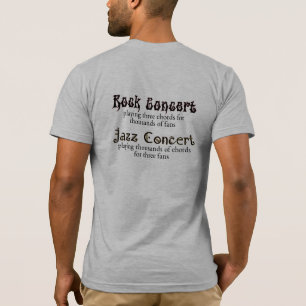 Camiseta Rock vs Jazz