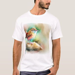 Camiseta Rock Wren 100924AREF109 - Watercolor
