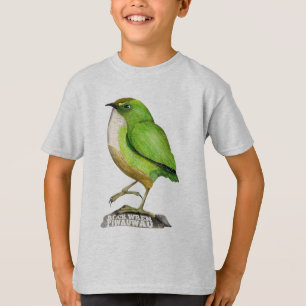 Camiseta Rock Wren piwauwau NZ BIRD