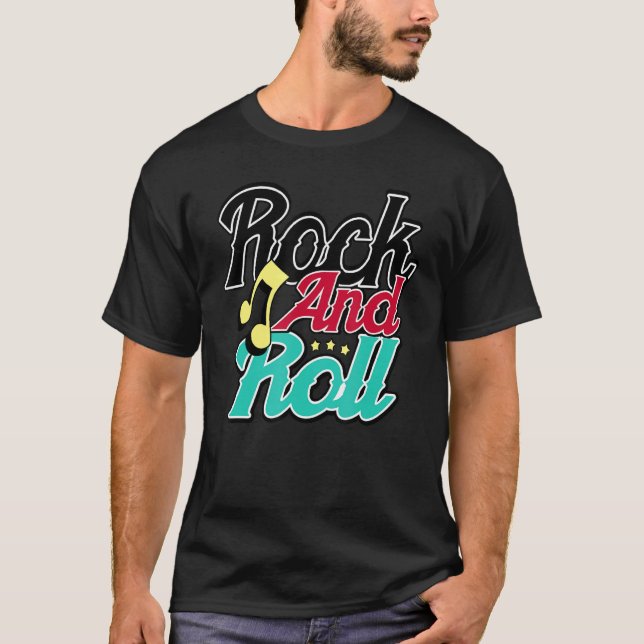 Camiseta Rock y Roll 50 Sock Hop Fiesta Retro Rockabilly (Anverso)
