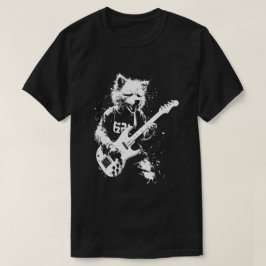 Camiseta Rock y Roll de Punk Grunge de Guitarra de los 90