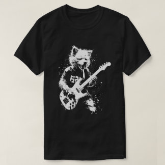 Camiseta Rock y Roll de Punk Grunge de Guitarra de los 90
