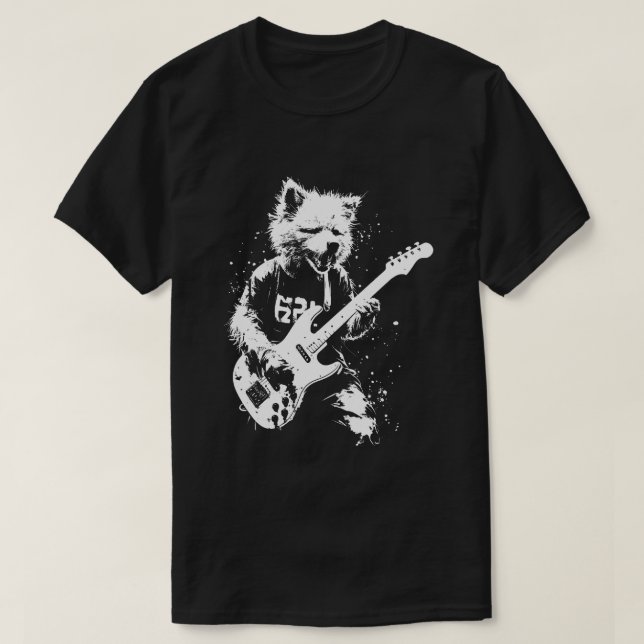 Camiseta Rock y Roll de Punk Grunge de Guitarra de los 90 (Diseño del anverso)