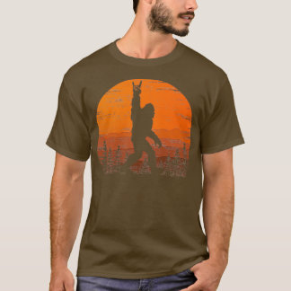 Camiseta Rock y Rollo Retro Vintage Bigfoot para Sasquatch